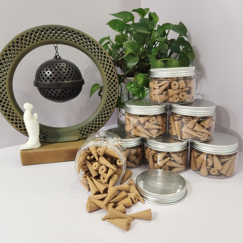 Golden Lotus concept | Agarwood incense cone small size | 65 cones