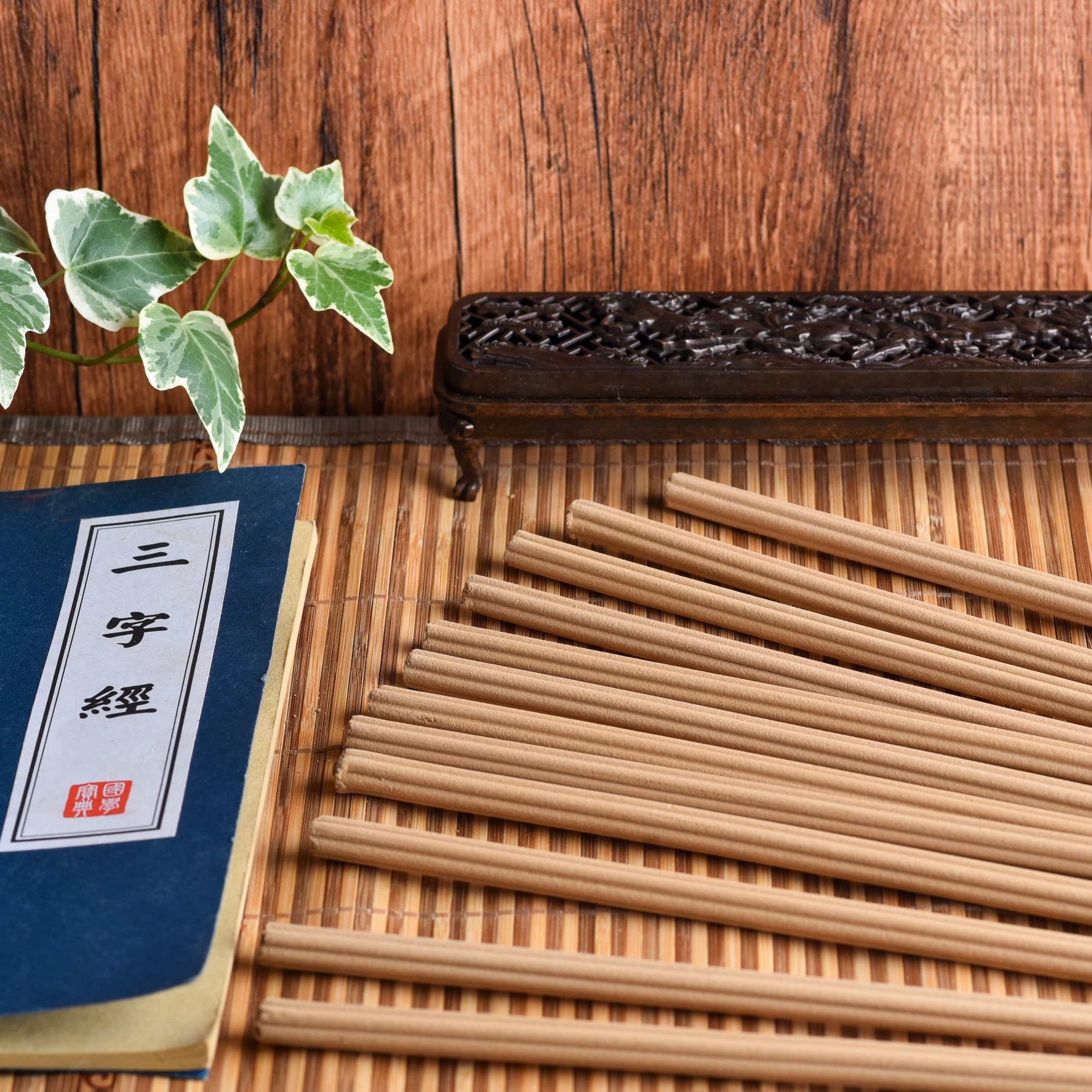 Golden Lotus concept | Agarwood incense stick great size  50 cm | 4 hours per sitck | 20 stick per pack