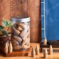 Golden Lotus concept | Agarwood incense lotus cone | 51 cones photo 2