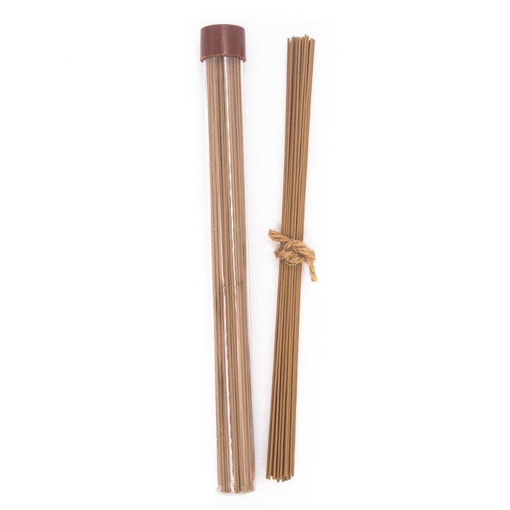 White Lotus concept | Agarwood incense solid stick 20 cm | 70 sticks 1 tube | 45 mins per stick