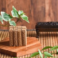 Red Lotus concept | Agarwood incense cone square shape | 16 cones photo 2