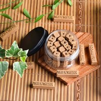 Red Lotus concept | Agarwood incense cone square shape | 16 cones photo 3