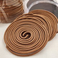 Golden Lotus concept | A set of Agarwood incense coil 4 hours | 48 coils per box | give free 02 glass box and 01 copper gourd photo 4