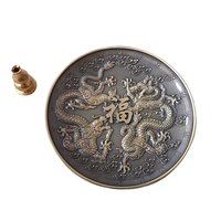 Alloy | Dragon–Phoenix censer with various patterns | Comes with 1 copper gourd photo 7