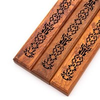 Wooden censer | Censer for incense 20cm | Padouk wood | Censer with one fire resistant layer photo 3