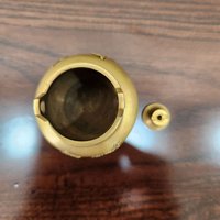 Copper censer | mini size | plum blossom carvings | includes 1 copper gourd photo 3