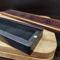 Wooden censer | Premium 20cm wooden | Padouk wood | Censer with one fire resistant layer photo 3