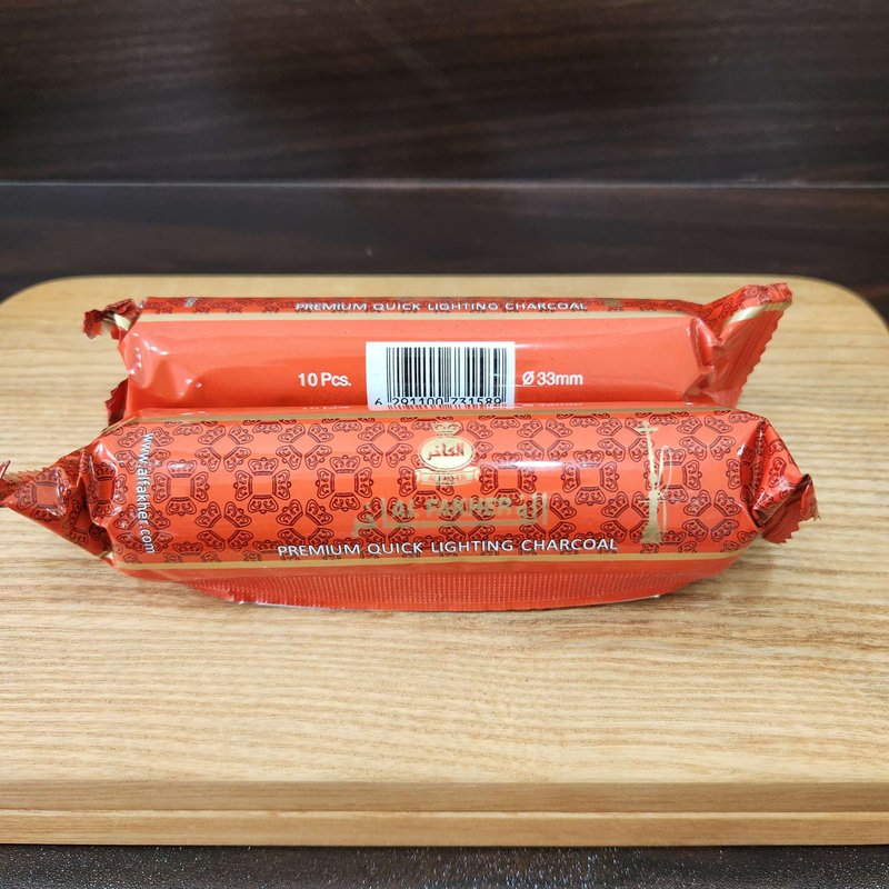 Charcoal round form | 1 pack 10 tablets | 30mm | Made in China