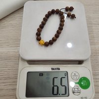 21-Bead Agarwood Bracelet for Women - paired with a 24K gold lotus charm, carrying a wish of peace for a loved one photo 4